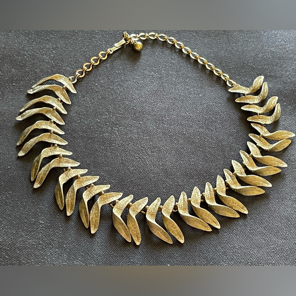 Signed charel antique necklace.